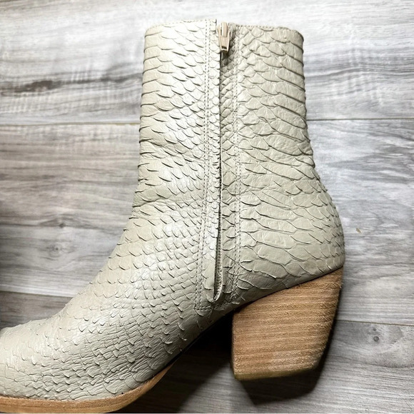 Matisse Caty Ankle Boot - Ivory Snake - Picture 9 of 13